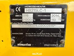 Komatsu HB215C Hybrid Excavator - Imagine 2