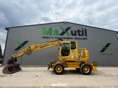 Komatsu PW148-8 Excavator pe Roti - Imagine 1